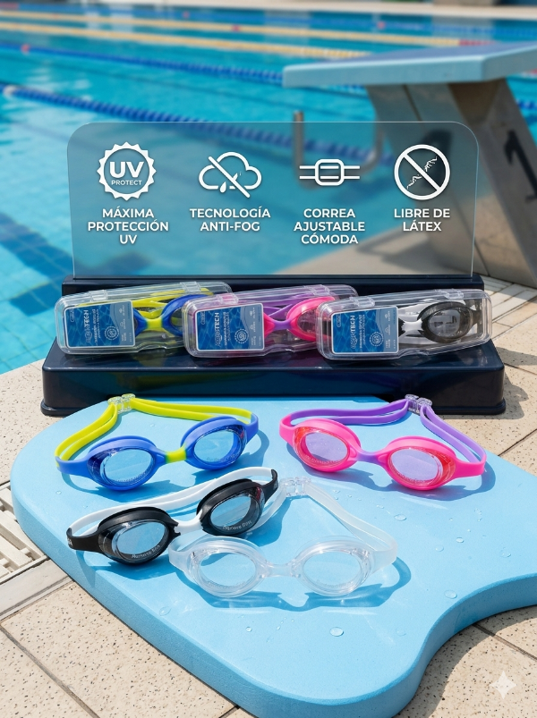 Producto - Lentes de natacion Antiparras Junior - AQUATECH