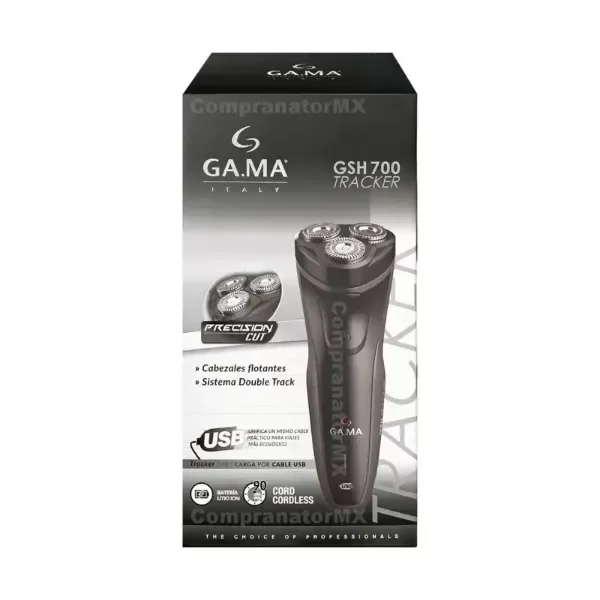 Producto - Afeitadora Gama Italy Gsh 700 Negro Tracker Cordless Usb