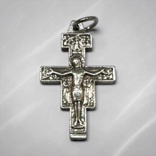 Producto - MEDALLA DE METAL - CRUZ SAN DAMIAN - 30x20mm
