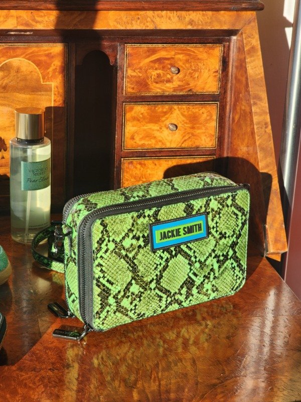 Producto - Cartera verde reptil JACKIE SMITH