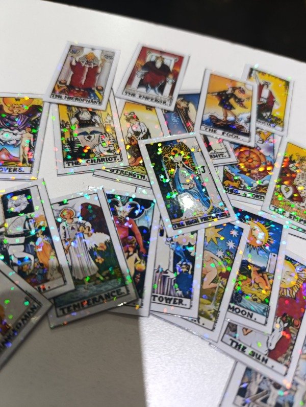Producto - Tarot Rider mini holográfico (disponible 2 días después de realizada la compra)