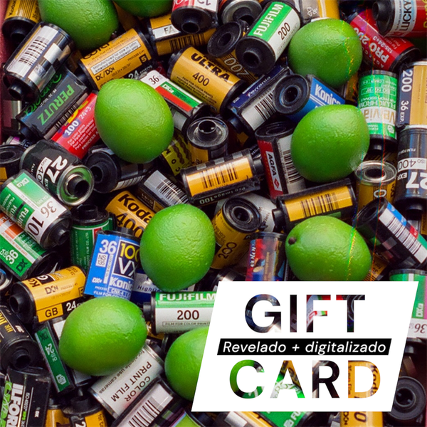 Producto - GIFT CARD REVELADO+DIGITALIZADO COLOR/ByN
