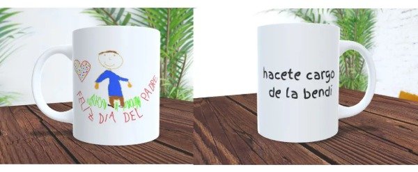 Producto - Taza - Dia del padre - Feliz dia, Hacete cargo de la bendi