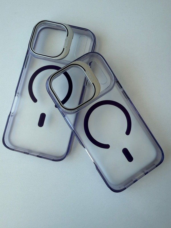 Producto - Case Tech Magsafe abierto Soporte violeta