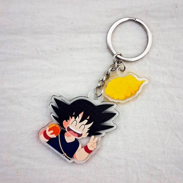 Producto - Goku con esfera + Nube - Llavero