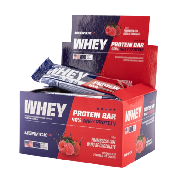 Producto - BARRA WHEY PROTEIN BAR 46 GR MERVICK