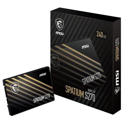 Producto - Disco SSD Msi Spatium S270 240Gb 2.5 Sata 3d Nand