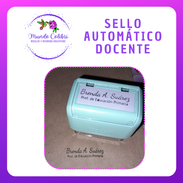 Producto - Sello Automático Personalizado (Docentes)