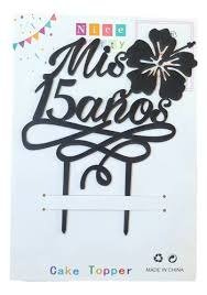 Producto - topper mis 15