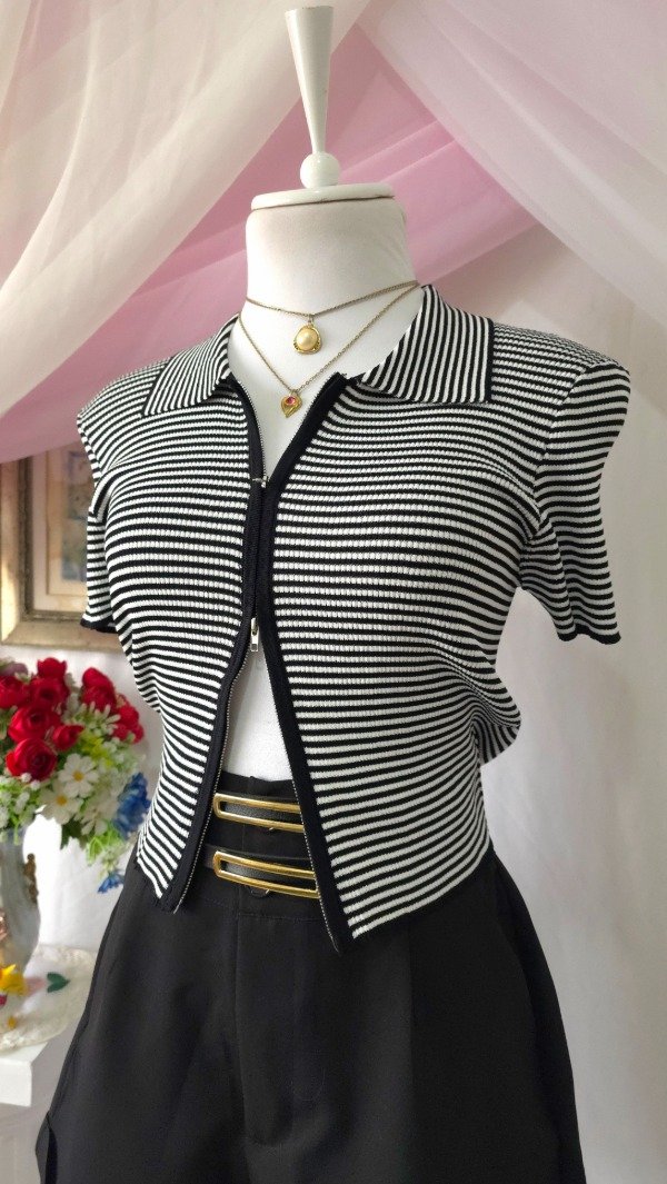 Producto - Remera de Hilo Angie Negro! IMPORTADA NUEVA