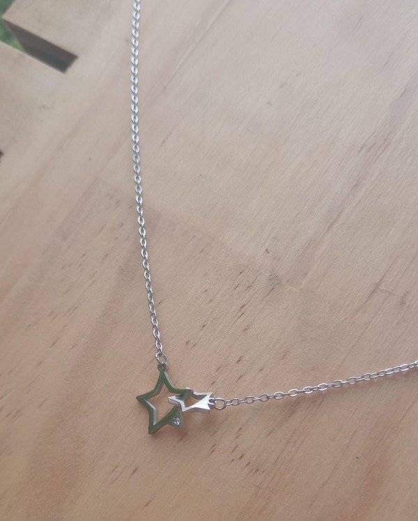 Producto - Collar con Dos Estrellas - 1