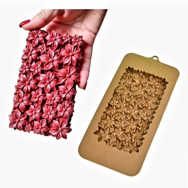 Producto - Molde silicon tableta de flores