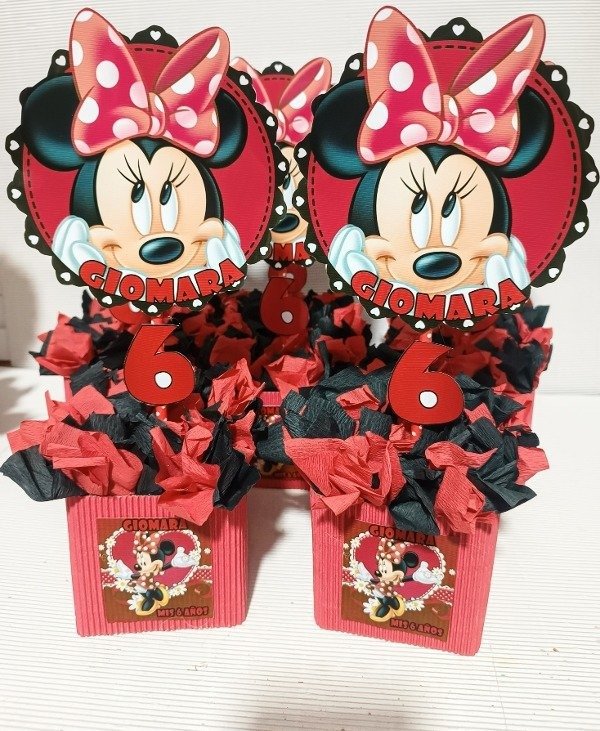 Producto - Centro de mesa minnie mouse