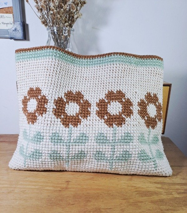 Producto - GUÍA DE TEJIDO "FLORES SILVESTRES"  (TAPESTRY CROCHET)