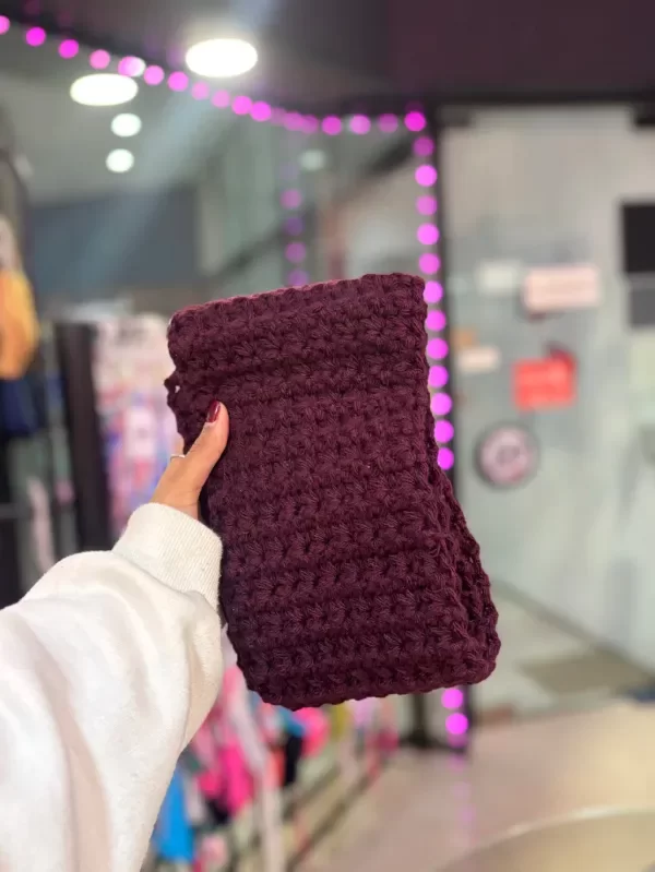 Producto - CUELLO INFINITO BORDEAUX