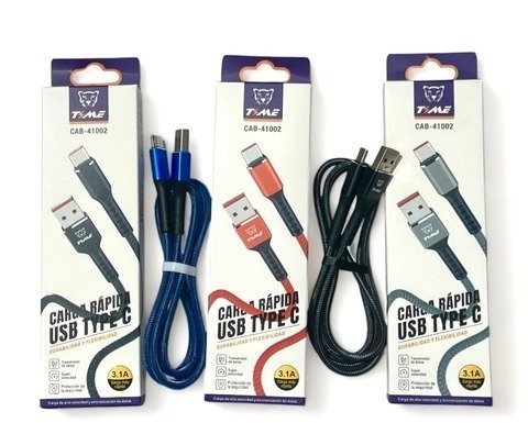 Producto - Cable Tipo C 3.1A Time Cab-41002