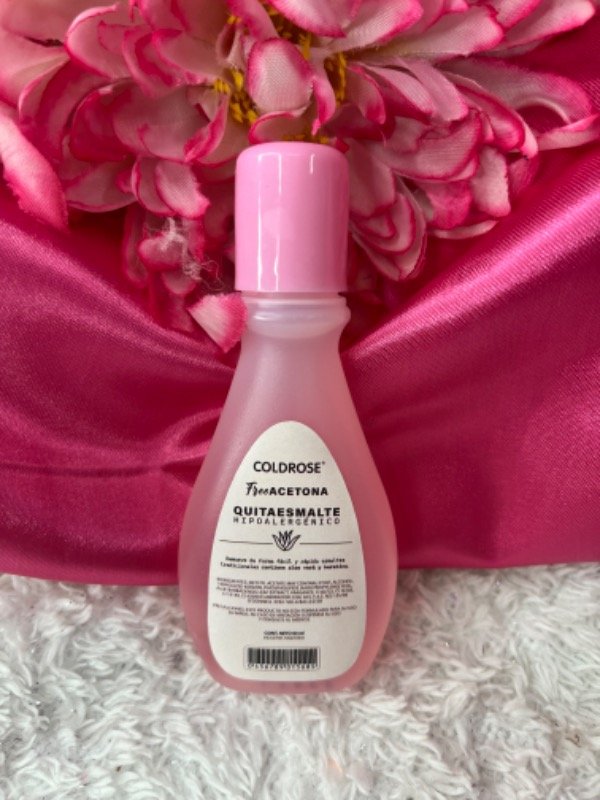 Producto - Quita esmalte hipoalergénico 50ml coldrose