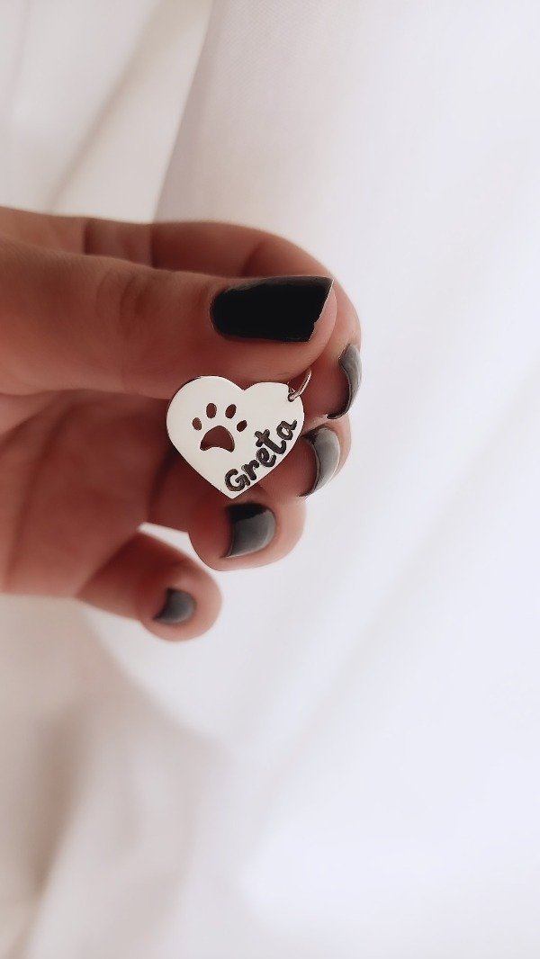 Producto - Dije Corazón +Huellita