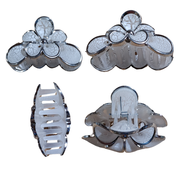 Producto - Broches Para Pelo Mujer Flor Agrietada S/metal X Unidad - 2