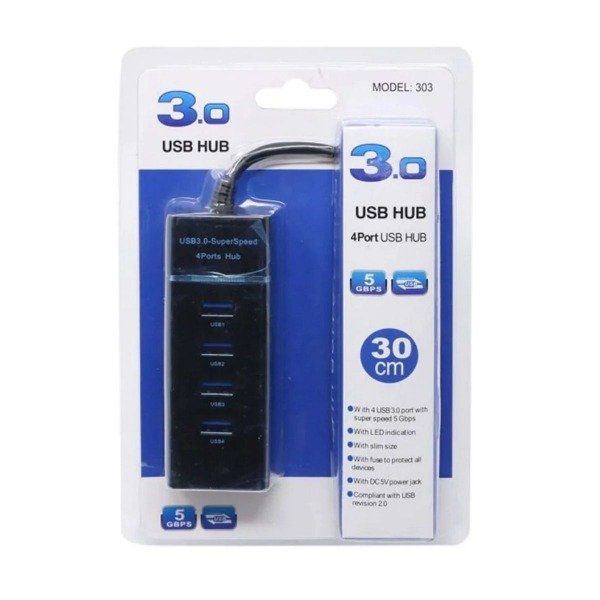 Producto - HUB USB 4 Puertos 3.0