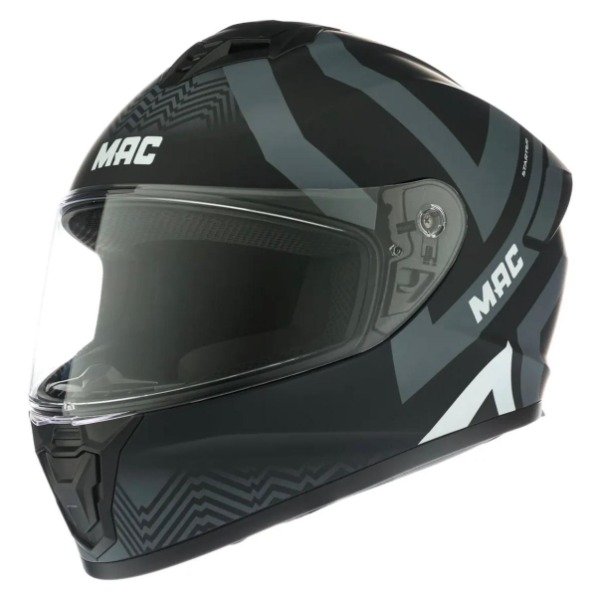 Producto - CASCOS MAC STARTER HILL BLACK Y GREY MATE - 0