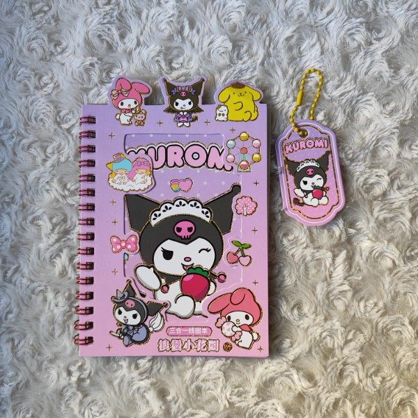 Producto - ANOTADOR CON STICKERS - KUROMI 1
