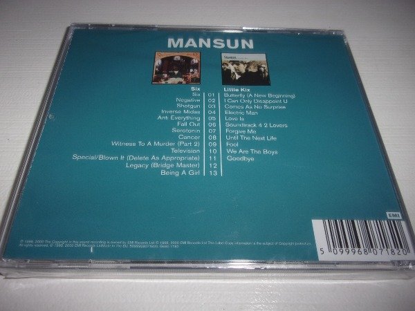 Producto - 2 CD MANSUN SIX - LITTLE KIX ORIGINAL CLASSIC ALBUMS NUEVO EUROPA 41B - 1