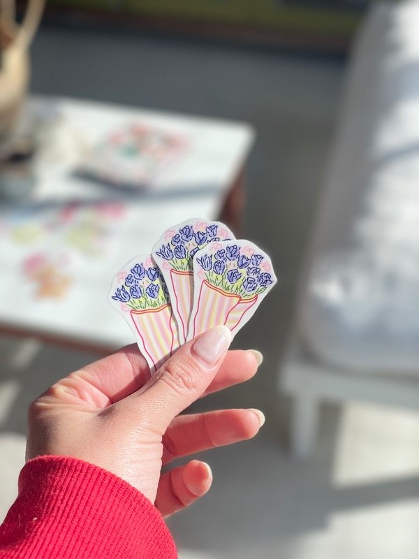 Producto - Sticker flores AIMADÉ