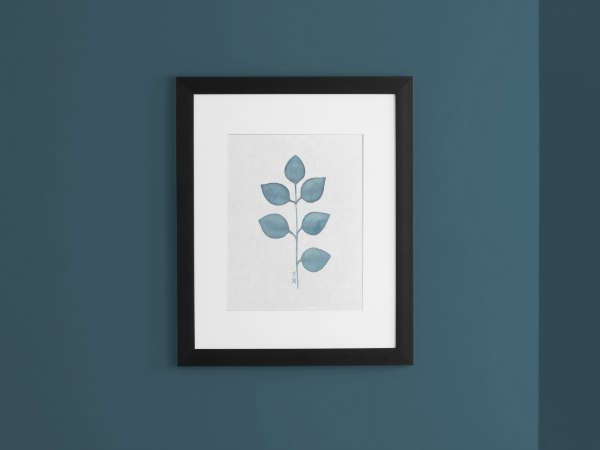 Producto - Eucaliptus en Acuarela Azul
