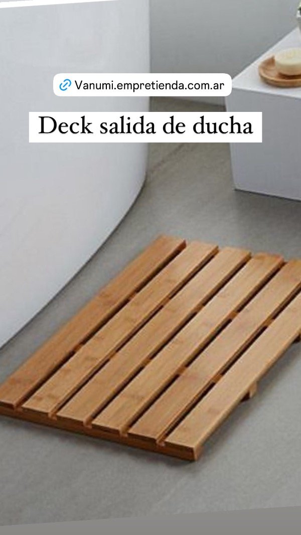Producto - deck alfombra baño  eucalipto 30x40