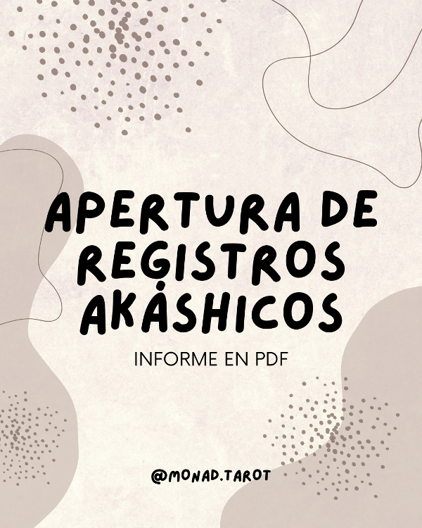 Producto - Apertura de registros akáshicos