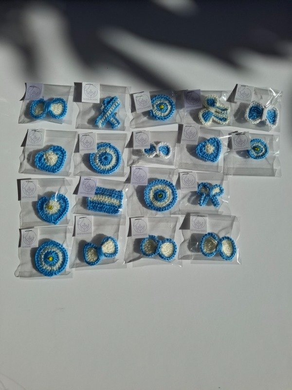 Producto - ESCARAPELA TEJIDA CROCHET 0,2 GR
