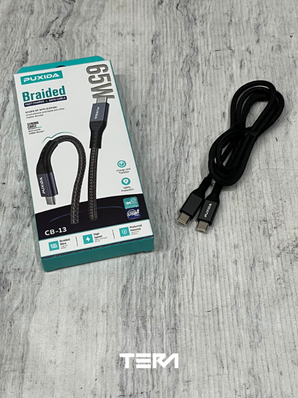 Producto - Cable Puxida CB-13 Carga Rápida Tipo C a C 65W