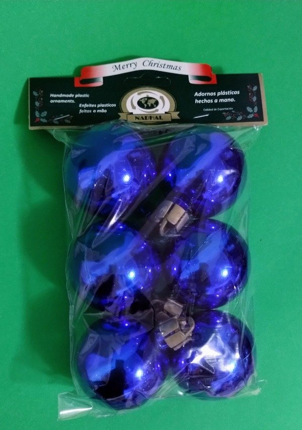 Producto - esferas 5cm x6 unidades