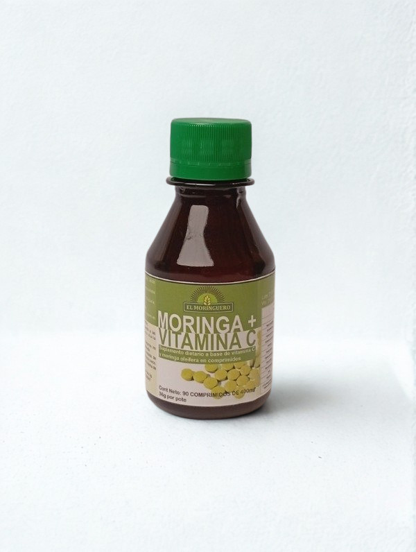 Producto - Comprimidos de Moringa x 90 comprimidos enriquecido con vitamina C