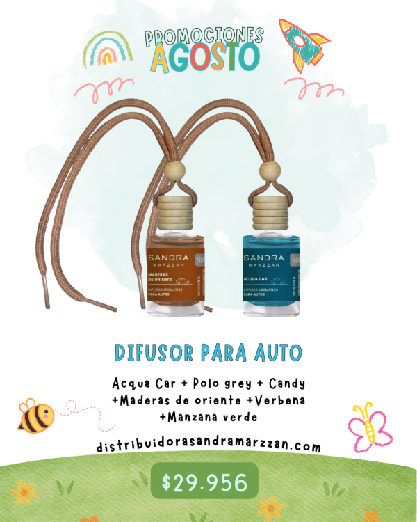 Producto - Difusor para auto I PROMOCIONES AGOSTO
