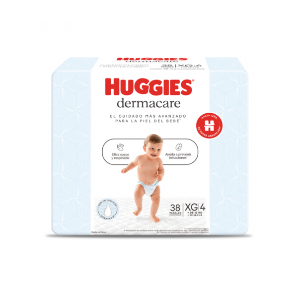 Producto - PAÑALES HUGGIES DERMACARE XG X38