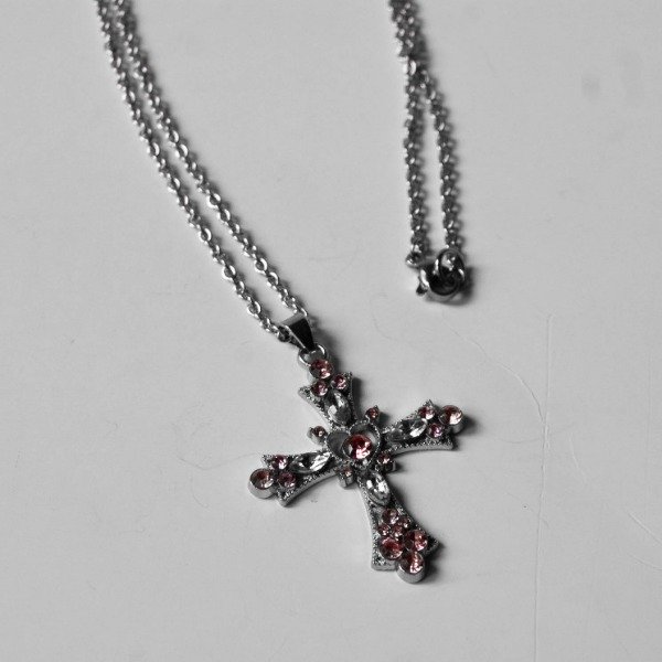 Producto - Colgante Cruz Rosa