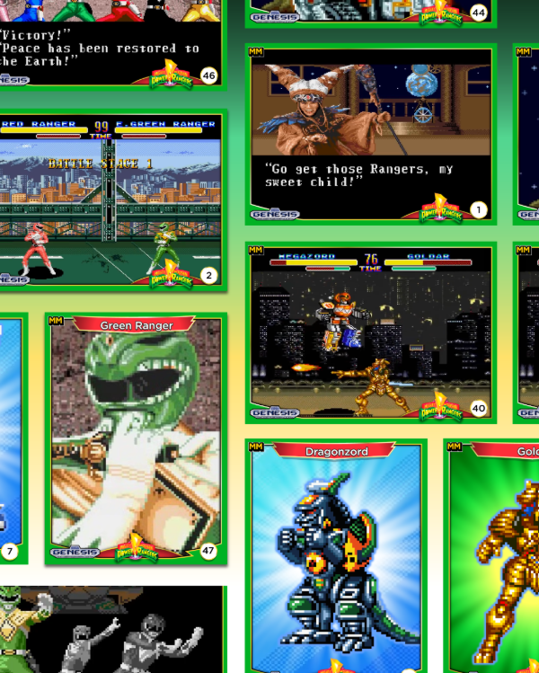 Producto - Poster-Album 1 / Mighty Mophin Power Rangers para SEGA Genesis, Ed. Green Ranger - 5
