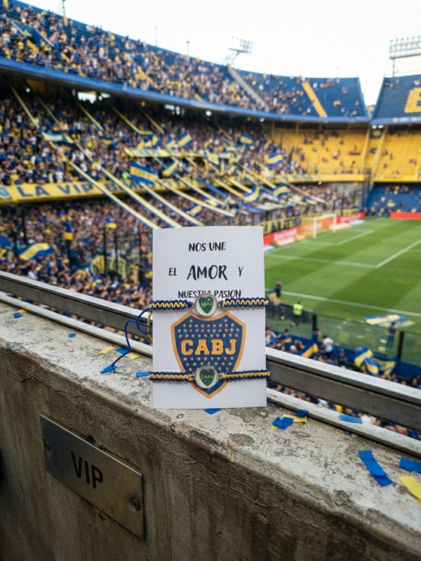 Producto - Pulseras boca juniors con dije - 1