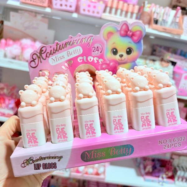 Producto - Brillo labial osito rosa