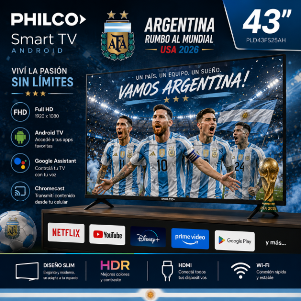 Producto - SMART PHILCO 43" ANDROID (PLD43FS25AH)