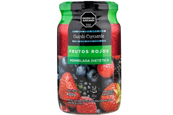 Producto - Mermelada Diet Frutos Rojos x 400g CUARTO CRECIENTE