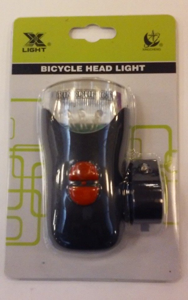 Producto - LUZ DELANTERA TRES LED CON INDICADOR DE BATERIA