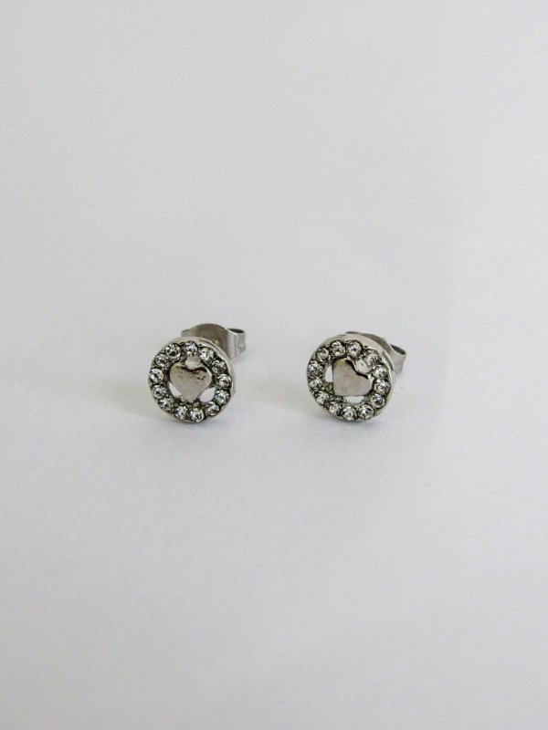 Producto - Aros Pasantes Círculo y Corazón