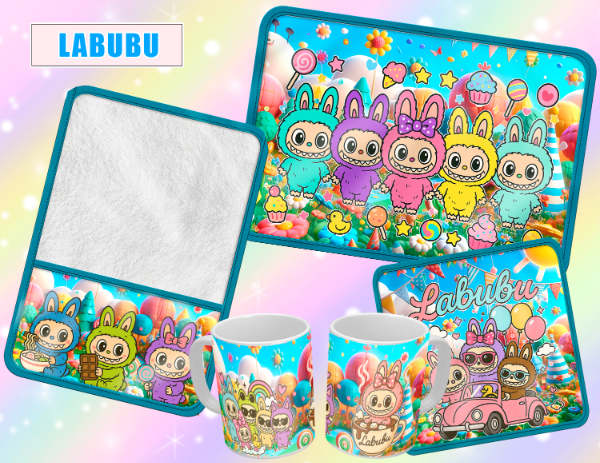 Producto - SET DE 4 ELEMENTOS LABUBU CUTE