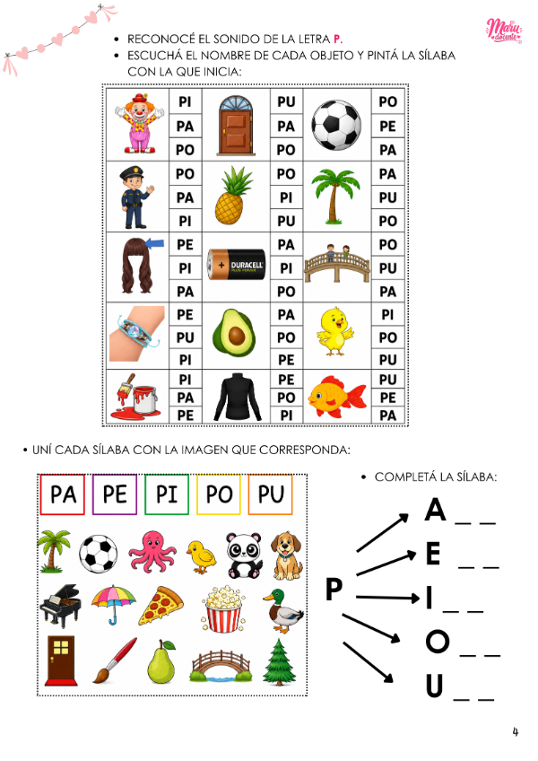Producto - ALFABETIZACIÓN CONCIENCIA FONOLÓGICA - 1