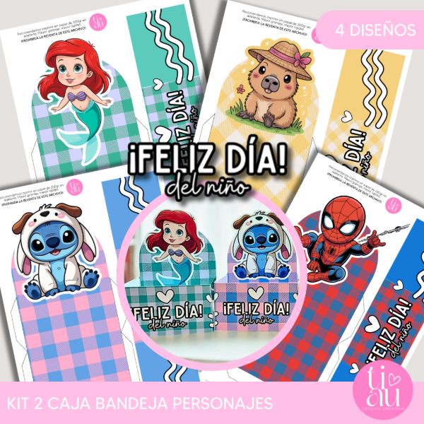 Producto - KIT 2 CAJA BANDEJA
