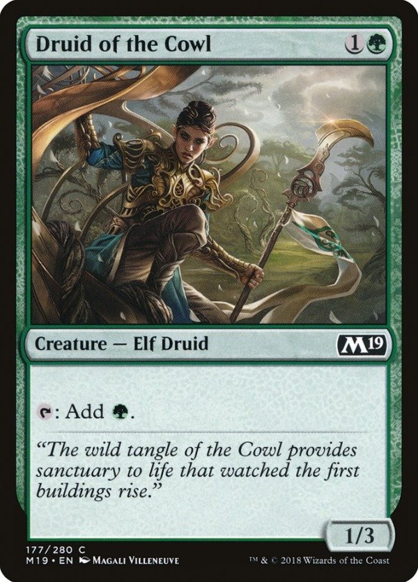 Producto - Druid of the Cowl  Core Set 2019