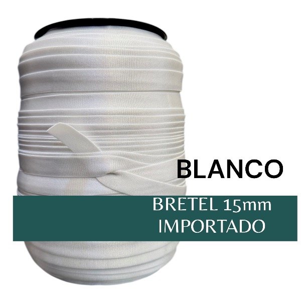 Producto - Bretel 15mm importado Cono BLANCO